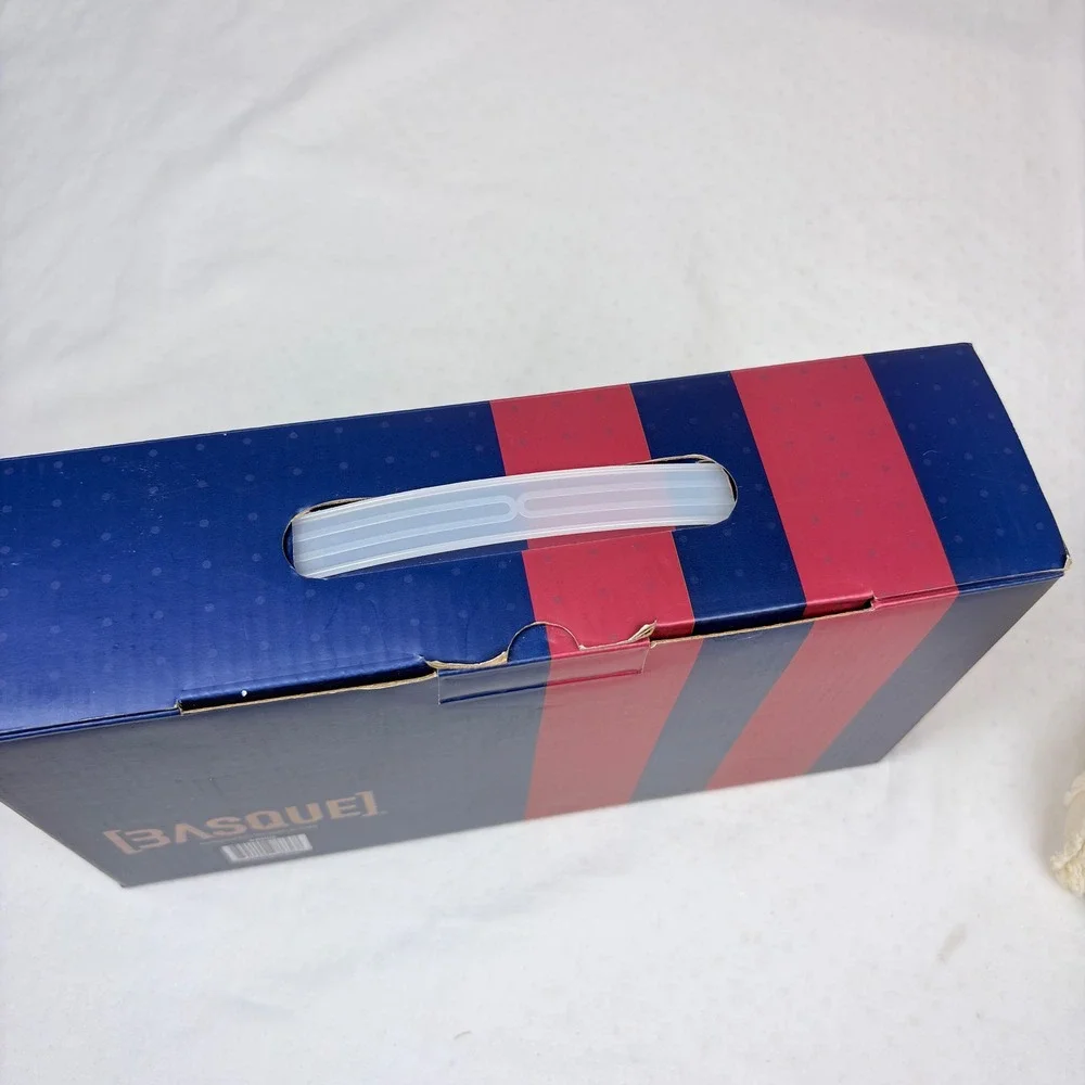 Basque Andalusian Blue Stoneware 10.5 Loaf Dish Ceramique  Glaze Pan New w/ Box